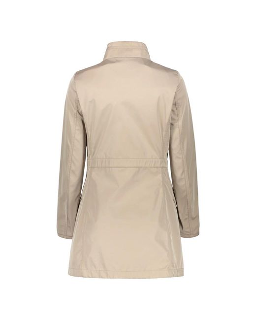 Moorer Natural Jacke Mit Reißverschluss &Amp; Knöpfen Und Stehkragen