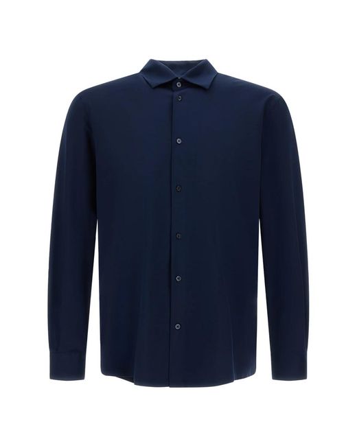 Herno Blue Casual Shirts for men