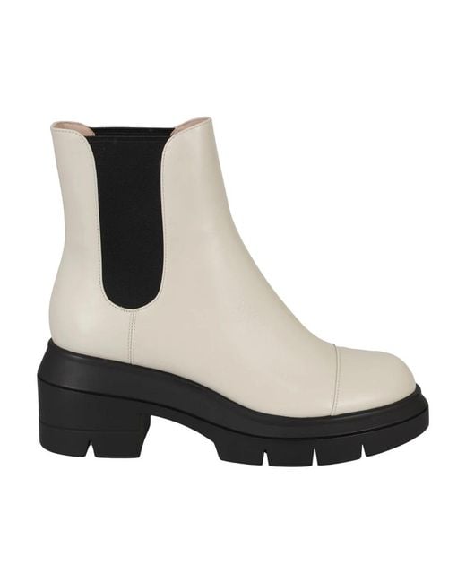 Stuart Weitzman Black Chelsea Boots