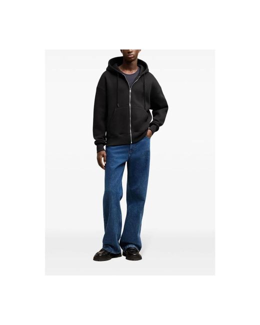 AMI Black Zip-Throughs for men