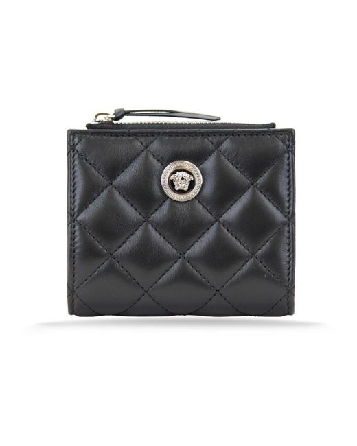 Wallets & Cardholders Versace de color Black