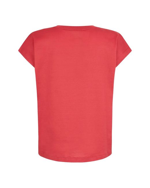 Moorer Daria T-Shirt in het Pink