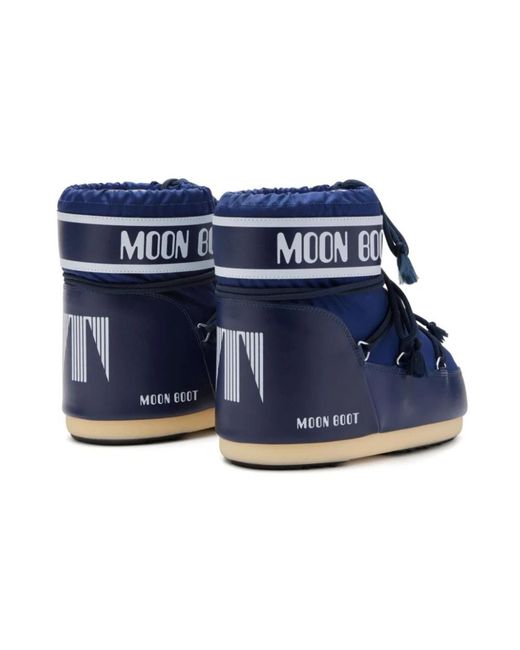 Moon Boot Blue Winter Boots