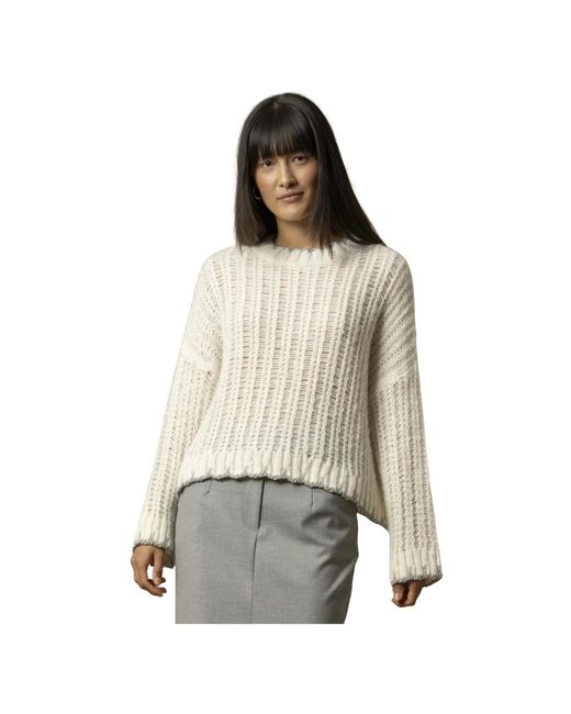 Round-Neck Knitwear Kocca de color Natural