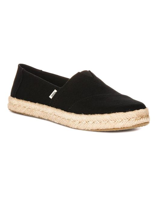 TOMS Black Espadrilles