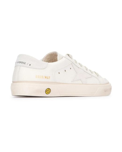 Golden Goose Deluxe Brand White Nappa suede high top sneakers