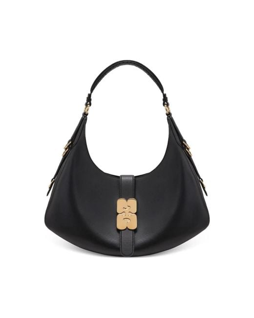 Ganni Shoulder Bags in het Black