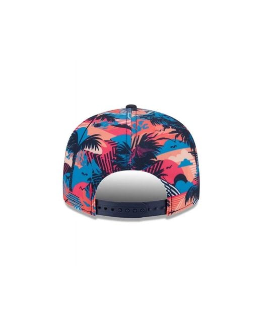 KTZ Accessoires ,Veelkleurig ,Boston Printed Gorra Hat in het Blue