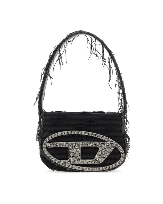 DIESEL Black Shoulder Bags
