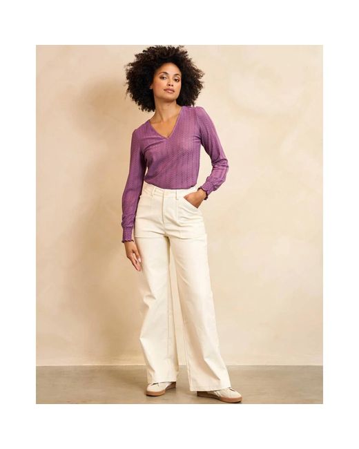 Lofty Manner Blouse Mealis in het Purple