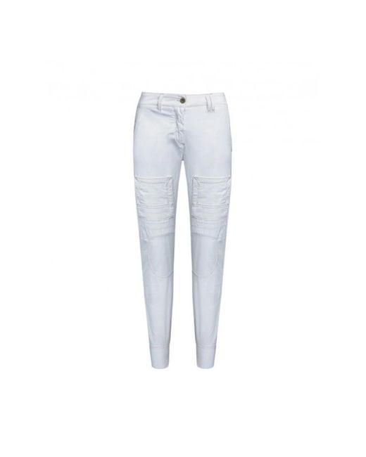 Aeronautica Militare Blue Slim-Fit Trousers