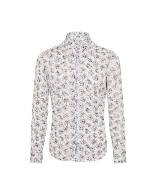 Camicia floreale di Sonrisa in White da Uomo