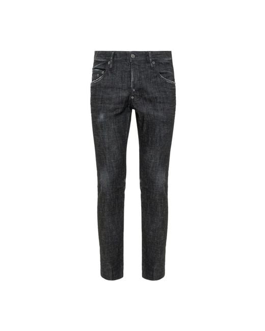 DSquared² Gray Slim-Fit Jeans