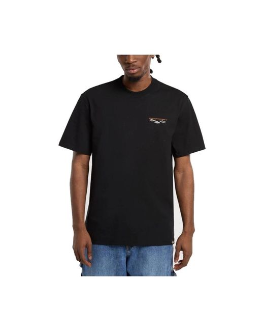 Dickies Tops ,Zwart ,Katoen Outdoor Grafisch T-Shirt in het Black voor heren