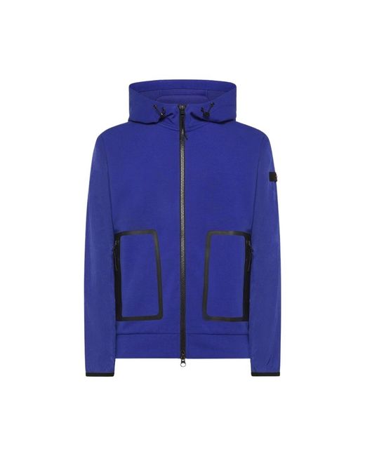 Peuterey Jassen ,Blauw ,Polyester Blauw Vest Met Knoop Nc Bmat in het Blue voor heren