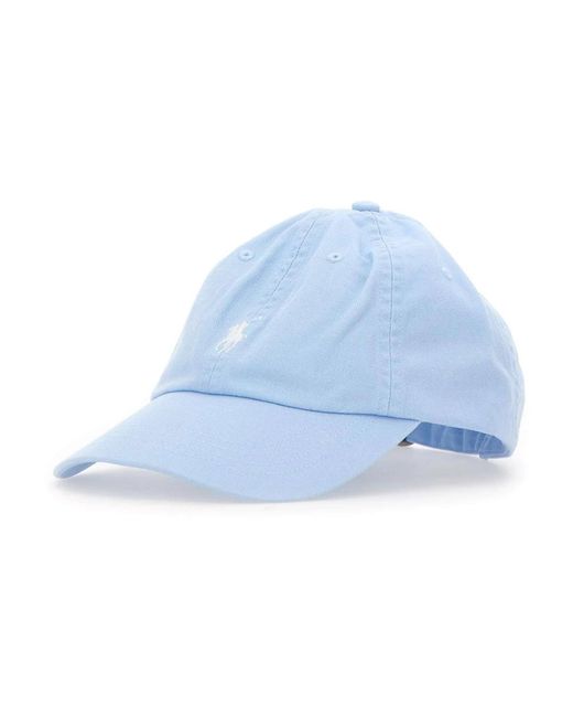 Polo Ralph Lauren Blauwe Katoenen Baseballpet Met Logo in het Blue voor heren