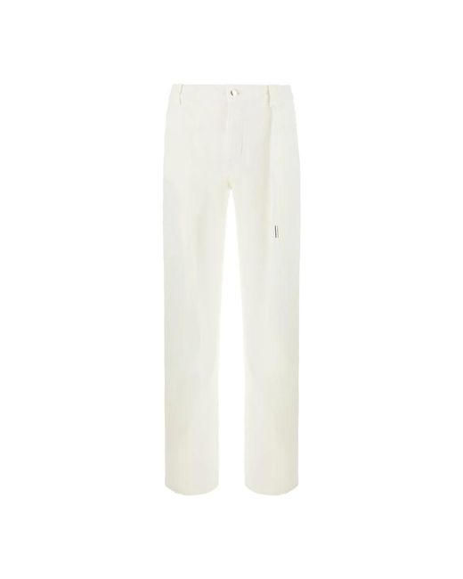 Ann Demeulemeester Herren Klassische denim jeans für den alltag in weiß