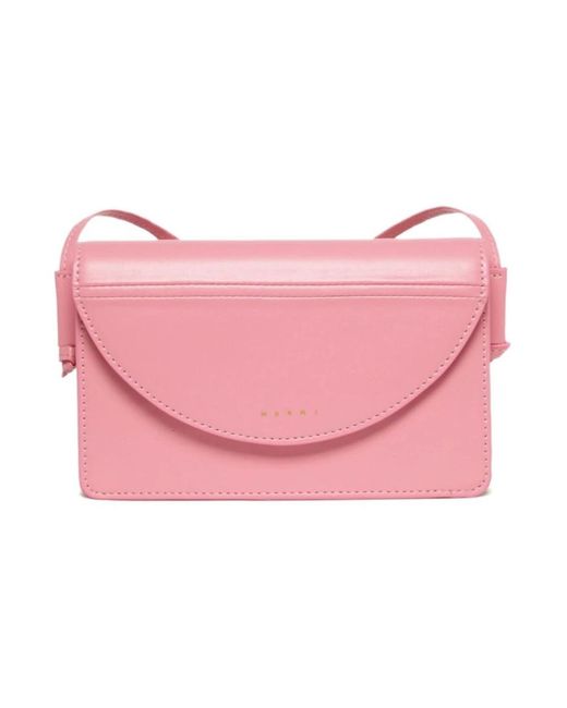 Marni Pink Cross Body Bags