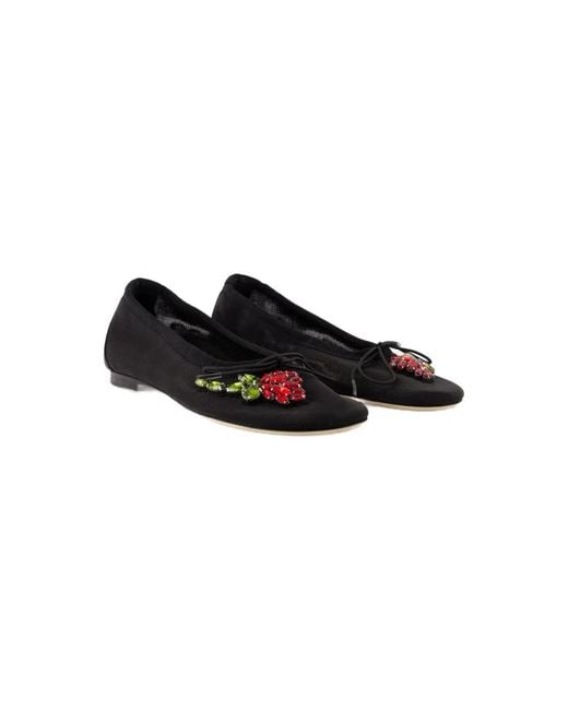 Ballerinas Simone Rocha en coloris Black