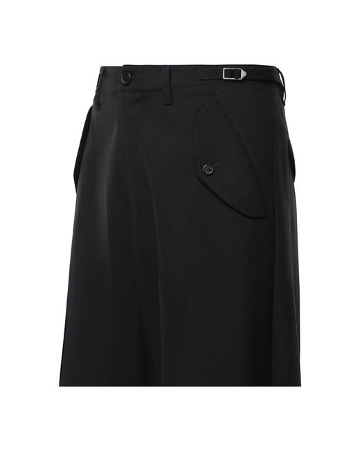 DSquared² Black Cropped Trousers for men