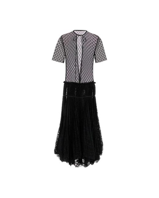 J.W. Anderson Black Midi Dresses