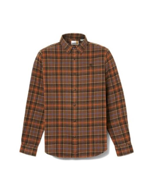 Casual Shirts di Timberland in Brown da Uomo