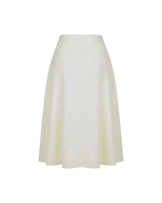 Studio Nicholson White Short Skirts
