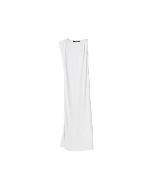 Jacquemus Maxi Jurken in het White