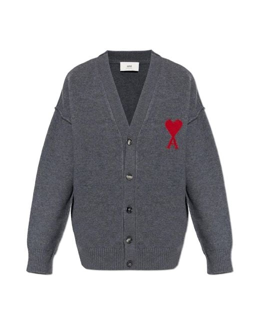 AMI Gray Cardigans for men