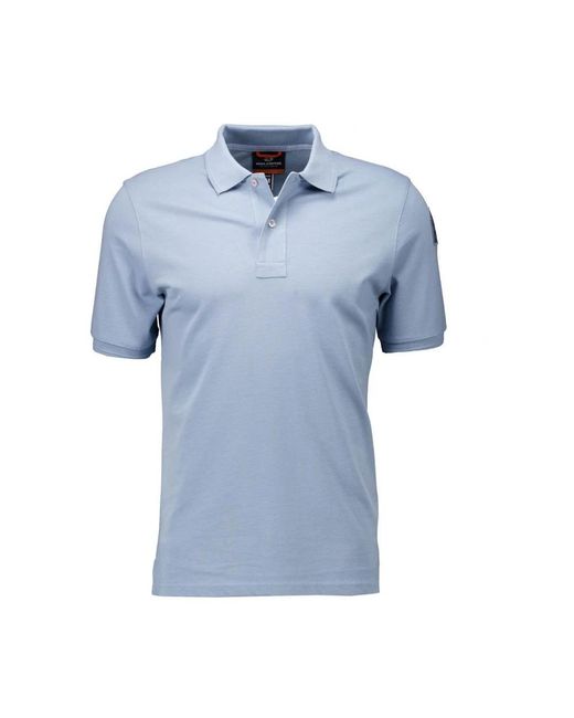 Parajumpers Blue Polo Shirts for men