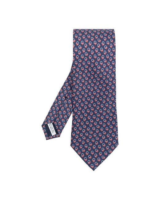 Ties di Ferragamo in Blue da Uomo