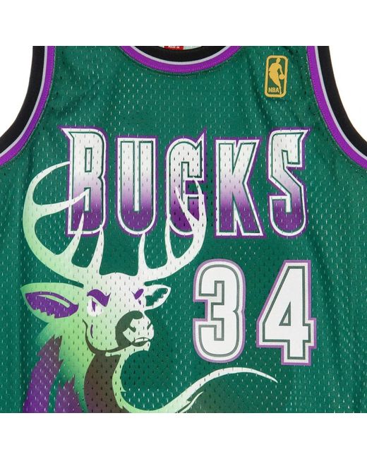 Mitchell & Ness Fitness ,Groen ,Polyester Nba Swingman Jersey Ray Allen 1996-97 in het Green voor heren