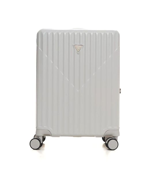 Guess Gray Stylischer Trolley Mit 4 Rädern