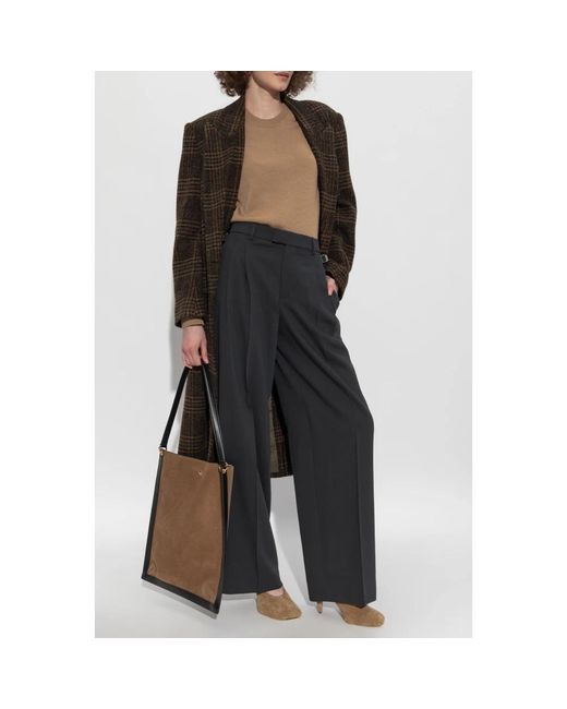 AMI Brown Pullover Mit Logo