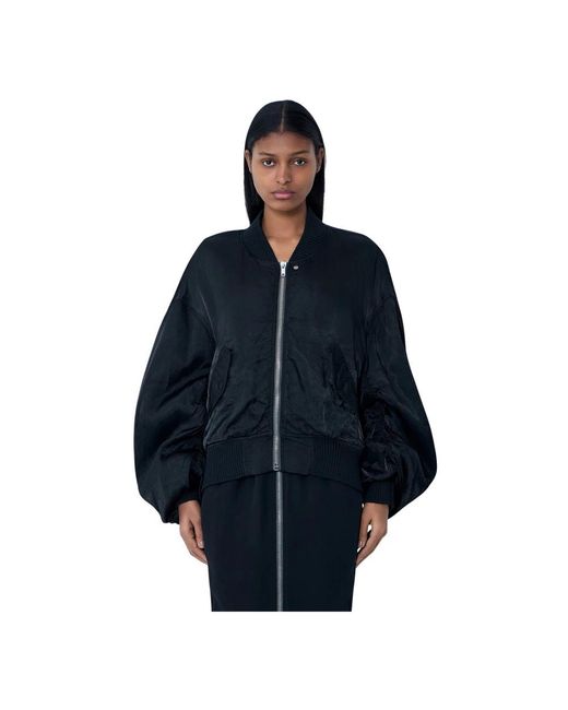 Rick Owens Oversized Bomberjack in het Blue