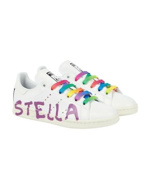 adidas By Stella McCartney Stan Smith Sneakers in Weiß | Lyst DE
