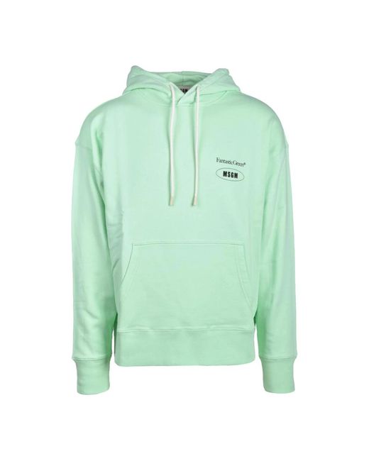 Hoodies MSGM de hombre de color Green
