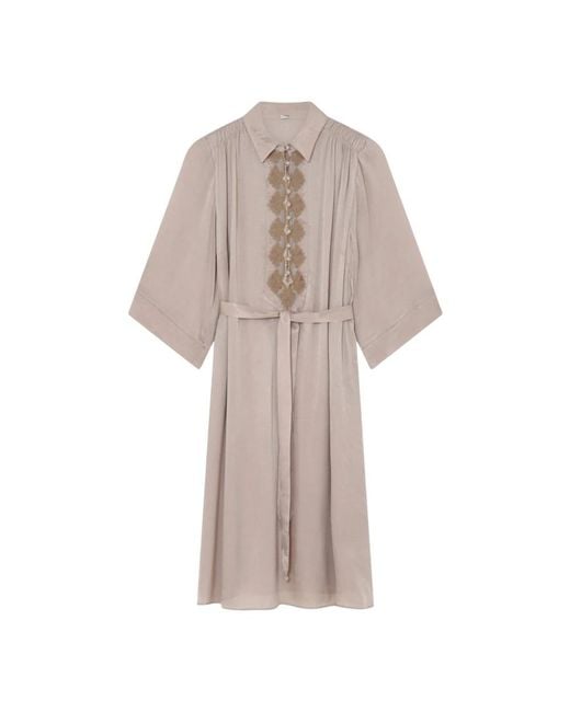 GUSTAV Natural Shirt Dresses