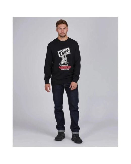 Barbour Blue International Famous Duke Sweatshirt Xl for men