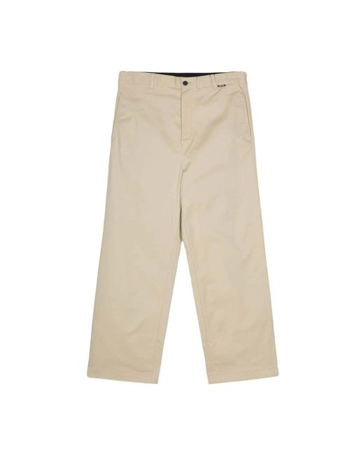 Calvin Klein Natural Cropped Trousers for men