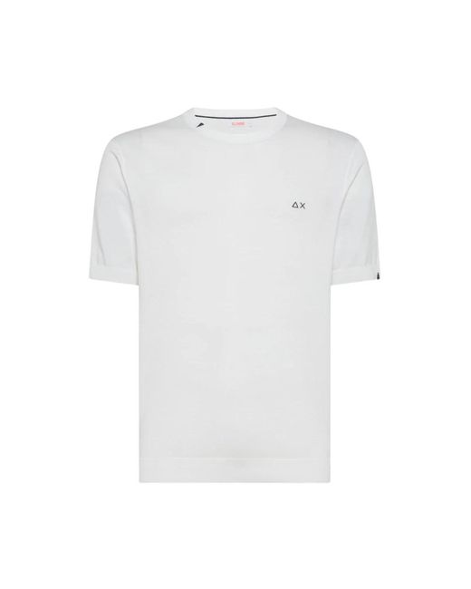 Sun 68 T-shirts,casual t-shirt in White für Herren