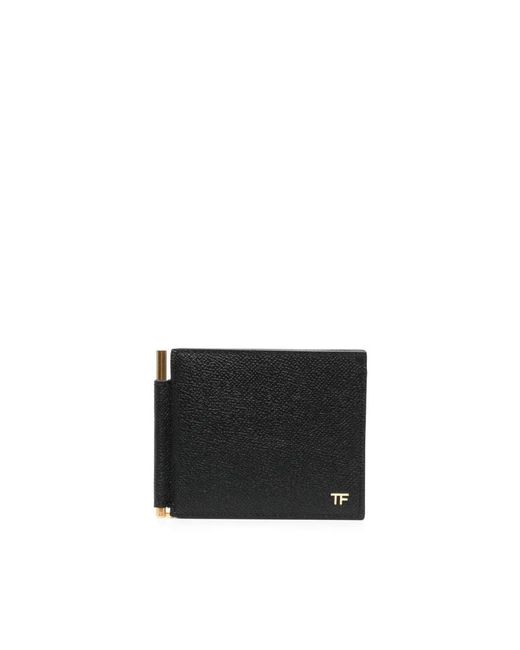 Portafoglio nero 1n001 di Tom Ford in Black da Uomo