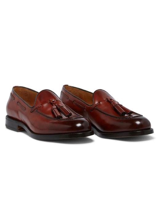 Fabi Red Loafers for men
