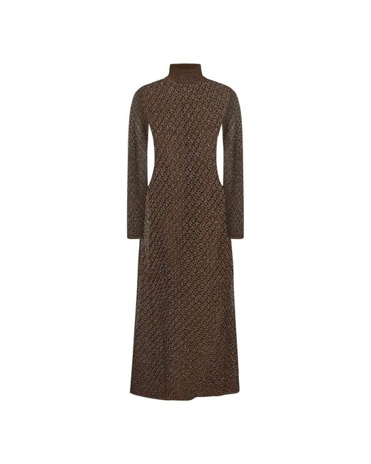 Tom Ford Brown Knitted Dresses