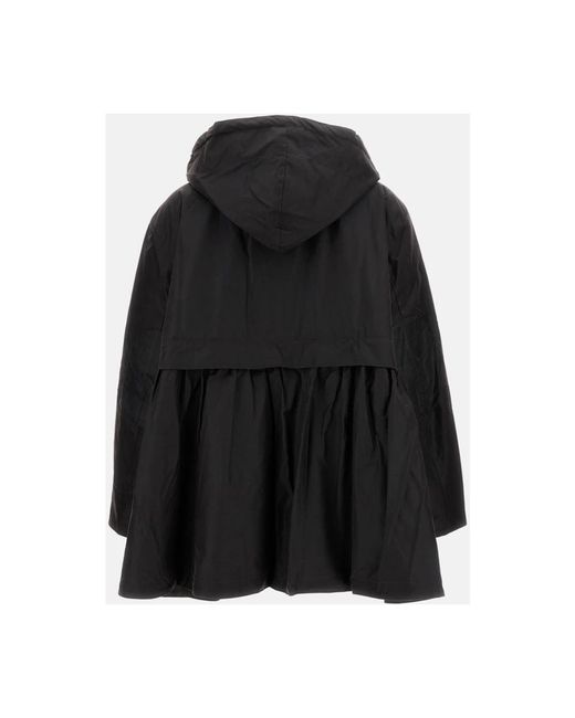 Barbour Jassen ,Zwart ,Katoen Peplum Waxed Jacket in het Black