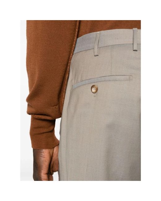 Trousers > cropped trousers Incotex pour homme en coloris Gray