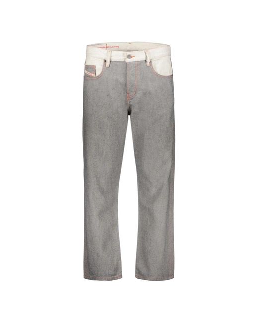 DIESEL Gray Jeans 5 Pockets for men