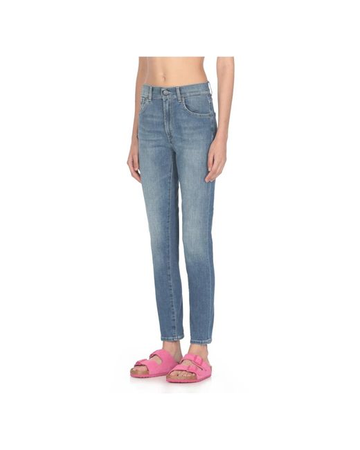 Jeans > slim-fit jeans Dondup en coloris Blue
