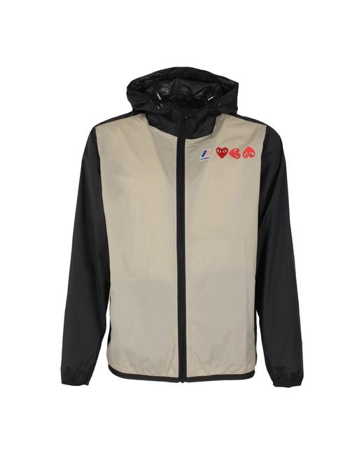 COMME DES GARÇONS PLAY Black Light Jackets for men