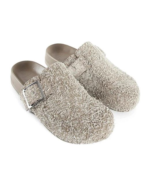 Loewe Gray Mules